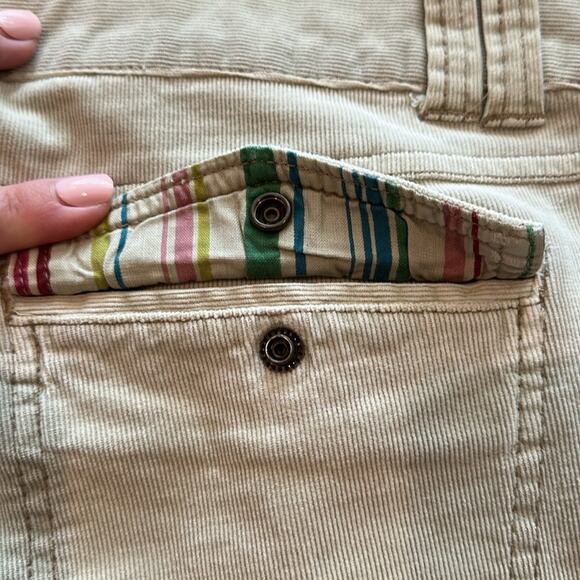American Eagle Outfitters 10 Long Vintage Y2K Khaki Bootcut Corduroy Pants - Picture 10 of 10